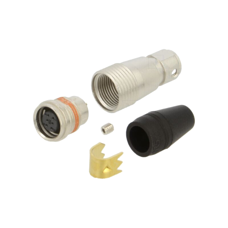 Conector: circular; mufă; mamă; HR25; 1A; 42VDC; 30VAC; PIN: 6; drept