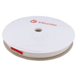 Bandă: arici; W: 25mm; L: 25m; gaică; albă; Aplicaţie: fixare; rolă
