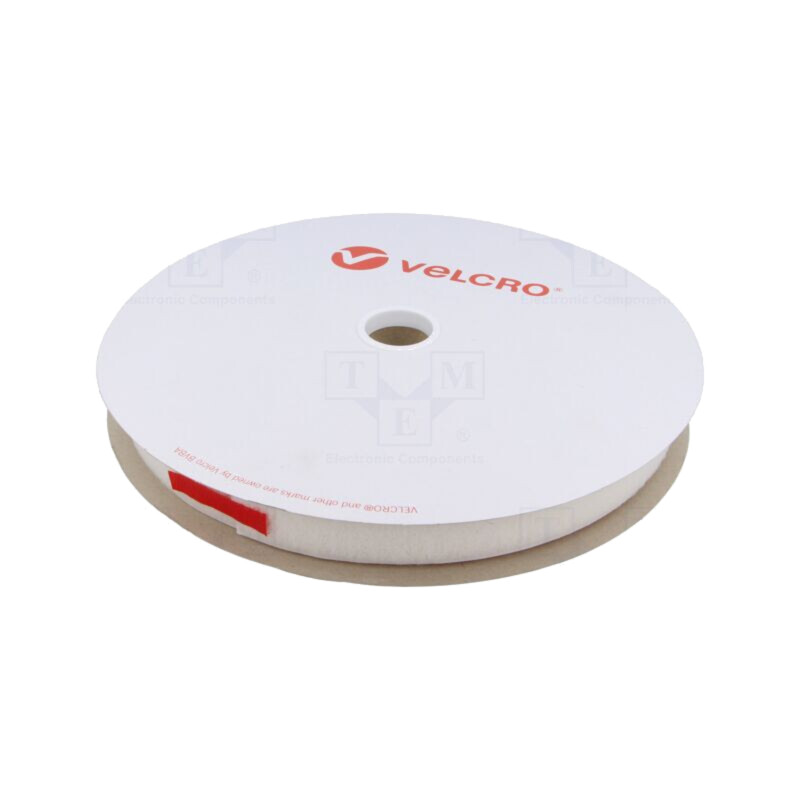 Bandă: arici; W: 25mm; L: 25m; gaică; albă; Aplicaţie: fixare; rolă
