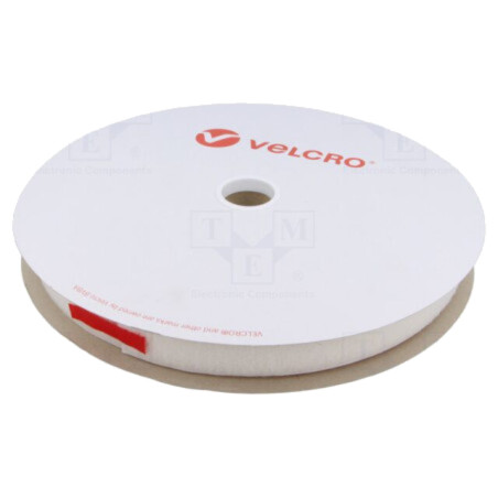 Bandă: arici; W: 25mm; L: 25m; gaică; albă; Aplicaţie: fixare; rolă