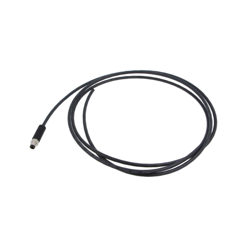 Cablu: pentru senzori/automatizări; M8; PIN: 4; ecranat,drept; 2m Cablu: pentru senzori/automatizări; M8; PIN: 4; ecranat,drept; 2m