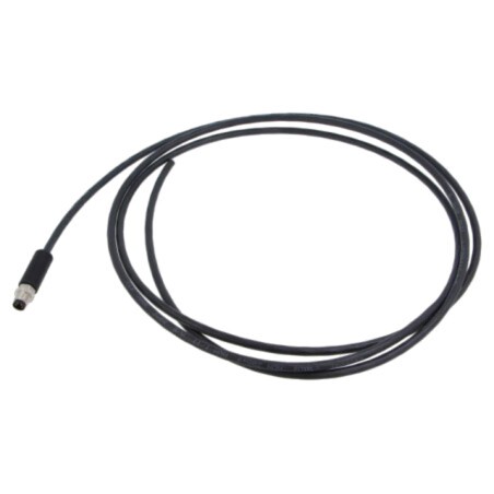Cablu: pentru senzori/automatizări; M8; PIN: 4; ecranat,drept; 2m