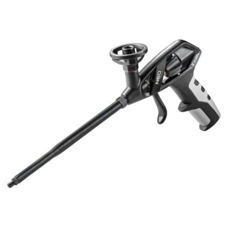 Pistol pentru spumă de montare; aluminiu; Material mâner: TPR