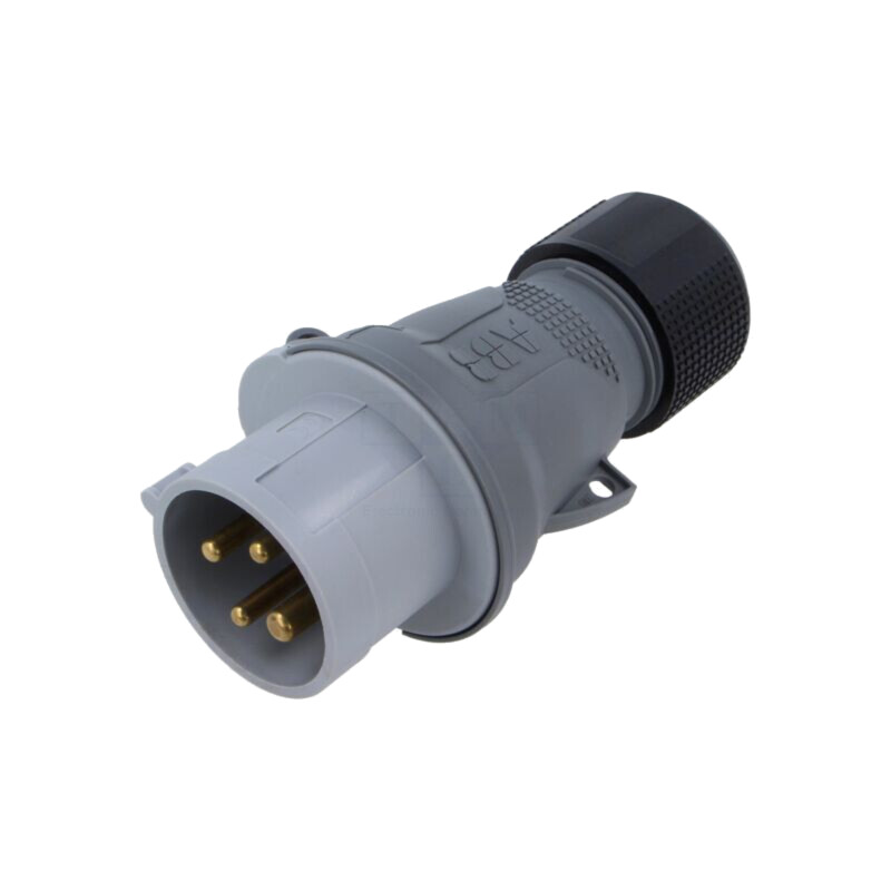Conector: alimentare AC trifazate; IP&S; 16A; mufă; tată; PIN: 4