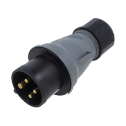 Conector: alimentare AC trifazate; IP&S; 16A; mufă; tată; PIN: 4