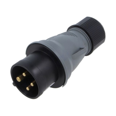 Conector: alimentare AC trifazate; IP&S; 16A; mufă; tată; PIN: 4