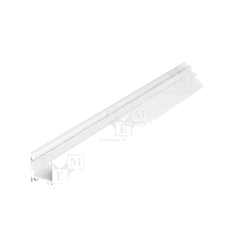 Profi pt.module LED; albă; L: 2m; LINEA20; aluminiu; de suprafaţă