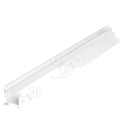Profi pt.module LED; albă; L: 2m; LINEA20; aluminiu; de suprafaţă