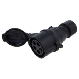 Conector: alimentare AC trifazate; IP&S; 16A; 415V; mufă; mamă
