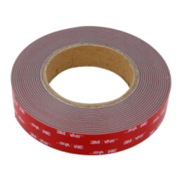Bandă: de fixare; W: 25mm; L: 5,5m; Thk: 1,6mm; acril; gri; 39N/cm