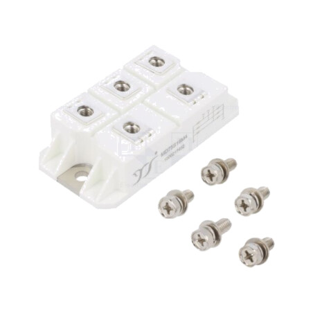Punte redresoare: trifazat; Urmax: 1,6kV; If: 75A; Ifsm: 750A; modul