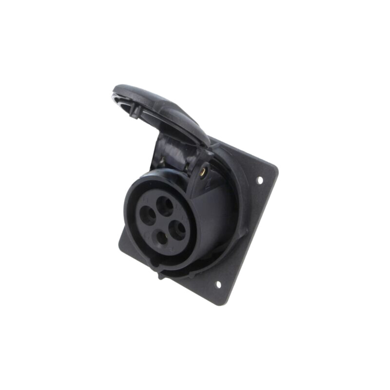 Conector: alimentare AC trifazate; IP&S; 16A; 415VAC; soclu; mamă
