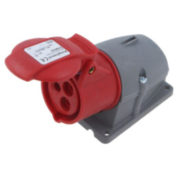 Conector: alimentare AC trifazate; IP&S; 415V; soclu; mamă; PIN: 3