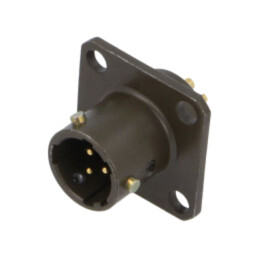 Conector: circular; soclu; tată; PT/451; 7,5A; 600V; PIN: 3; drept