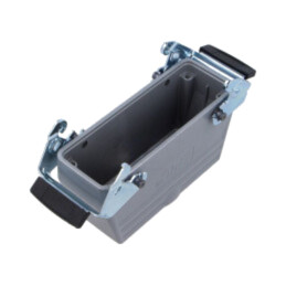 Enclosure for connectors: HDC; size H-B 24; for cable; straight
