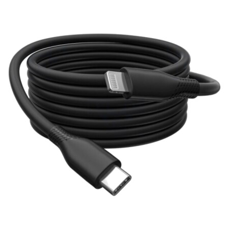 Cablu; USB 2.0; mufă Apple Lightning,USB C mufă; nichelat; 1m