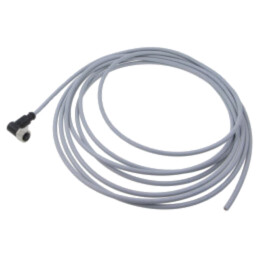 Conector: M12; mufă; mamă; PIN: 5; în unghi; cabluri; 5m