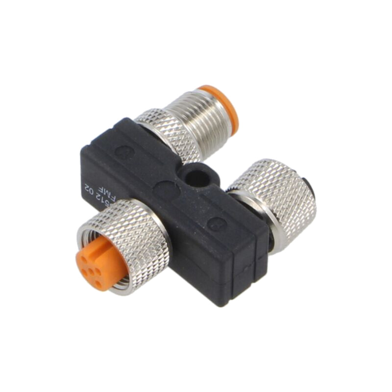 Adaptor în T; PIN: 5; IP67; Y; M12 tată,M12 mamă x2; Polarizare: A