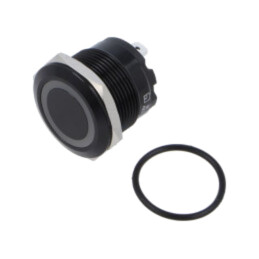 Comutator: anti-vandalism; Poz: 2; SPST; 20A/250VAC; IP67; OFF-(ON)