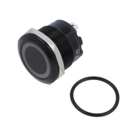 Comutator: anti-vandalism; Poz: 2; SPST; 20A/250VAC; IP67; OFF-(ON)