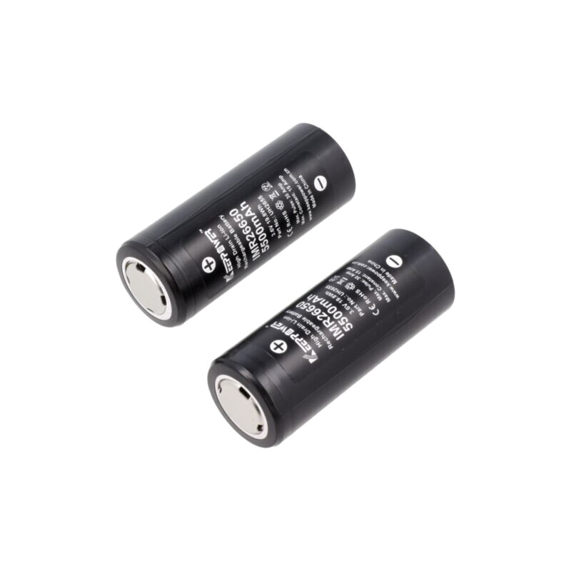 Acumul: Li-Ion; 26650; 3,6V; 5500mAh; Ø26,5x67mm; 15A; 2buc. Acumul: Li-Ion; 26650; 3,6V; 5500mAh; Ø26,5x67mm; 15A; 2buc.