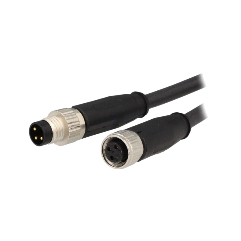 Cablu: pentru senzori/automatizări; PIN: 3; 5m; mufă Cablu: pentru senzori/automatizări; PIN: 3; 5m; mufă