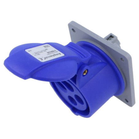 Conector: alimentare AC trifazate; IP&S; 16A; 250VAC; soclu; mamă