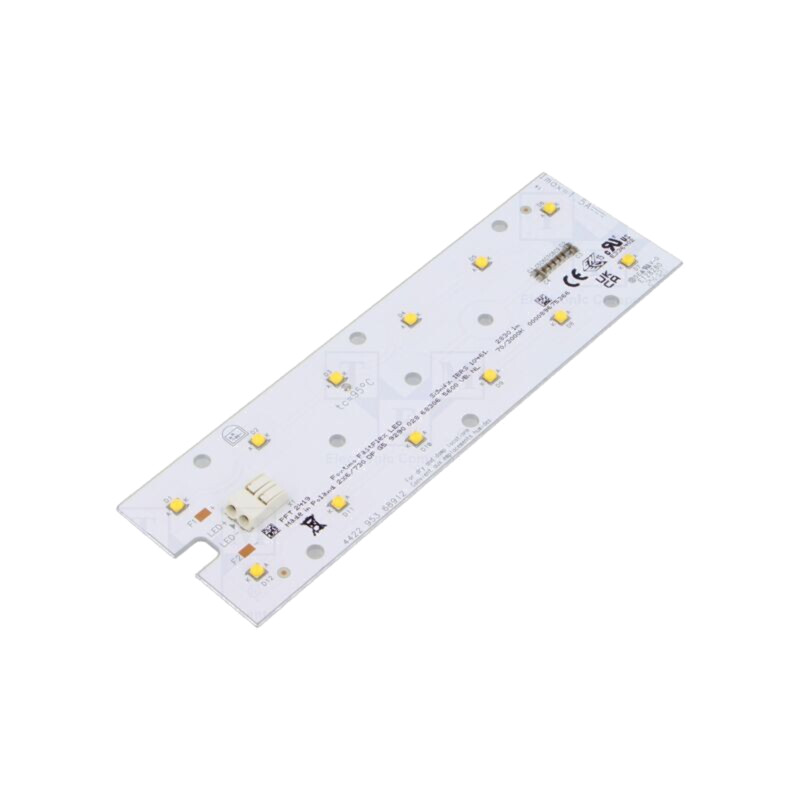 Baretă LED; W: 45mm; L: 146mm; Nr.diode: 12; CRImin: 70; 3000K; 530mA Baretă LED; W: 45mm; L: 146mm; Nr.diode: 12; CRImin: 70; 3000K; 530mA