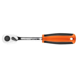 Clichet; 3/8"; drept,cu comutator; 200mm; Dinţi: 45