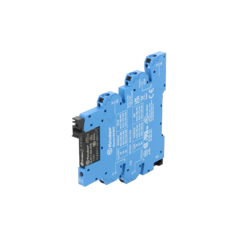 Releu: interfaţă; Ubobină: 24VAC,24VDC; 6A/250VAC; 6A/24VDC; 300VA Releu: interfaţă; Ubobină: 24VAC,24VDC; 6A/250VAC; 6A/24VDC; 300VA
