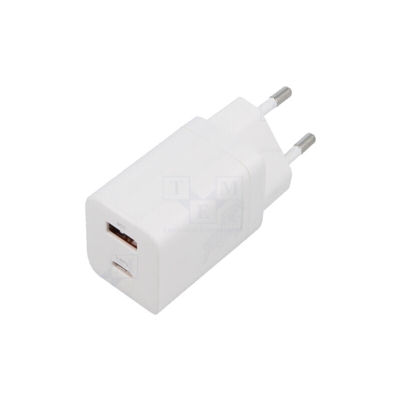 Alimentator: pulsatoriu; alimentare,plug-in; 5÷20VDC; 30W; albă Alimentator: pulsatoriu; alimentare,plug-in; 5÷20VDC; 30W; albă