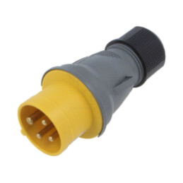 Conector: alimentare AC trifazate; IP&S; 16A; 130V; mufă; tată