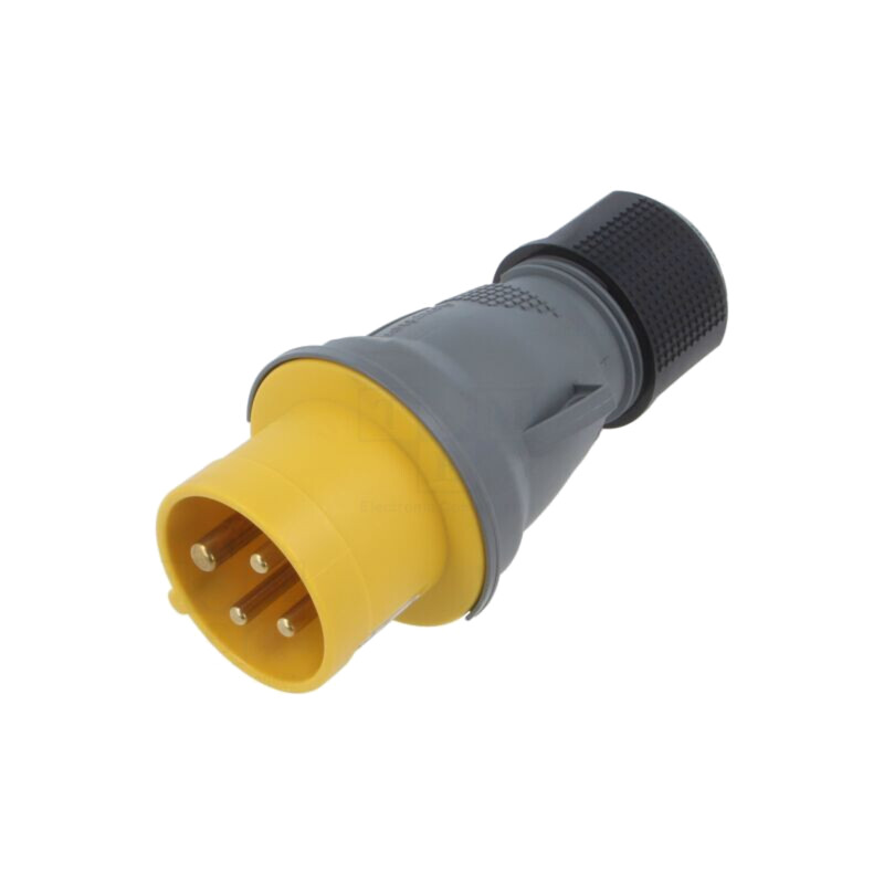 Conector: alimentare AC trifazate; IP&S; 16A; 130V; mufă; tată Conector: alimentare AC trifazate; IP&S; 16A; 130V; mufă; tată