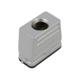 Enclosure for connectors: HDC; size A10; for cable; for latch