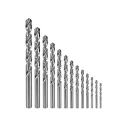 Set de burghie; pt.metal; metal,oţel; 13buc.
