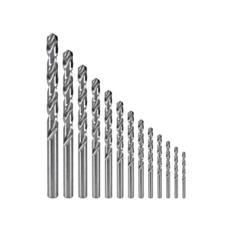 Set de burghie; pt.metal; metal,oţel; 13buc.