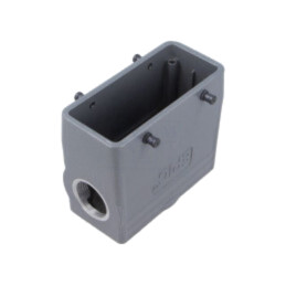 Enclosure for connectors: HDC; size H-B 16; for cable; high; M25
