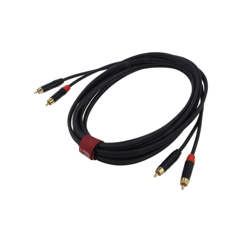 Cablu; Jack 6,3mm mufă x2,din ambele părţi; 3m; negru; PVC Cablu; Jack 6,3mm mufă x2,din ambele părţi; 3m; negru; PVC