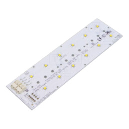 Baretă LED; W: 49,5mm; L: 172,2mm; Nr.diode: 12; CRImin: 70; 4000K