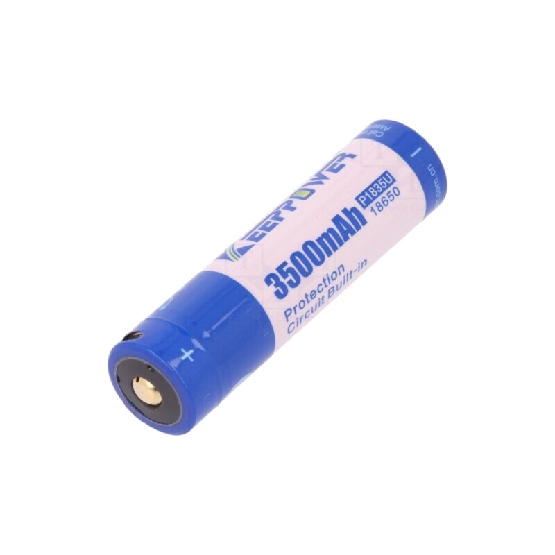Acumul: Li-Ion; 18650,MR18650; 3,7V; 3500mAh; Ø18,6x70,3mm; 5A Acumul: Li-Ion; 18650,MR18650; 3,7V; 3500mAh; Ø18,6x70,3mm; 5A