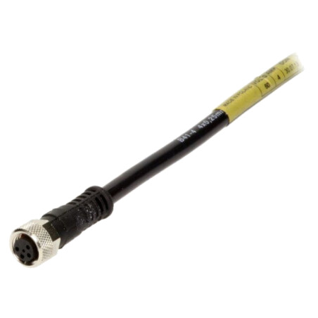 Conector: M8; mamă; PIN: 4; 3A; 30V; IP67; Nano-Change; drept; mufă