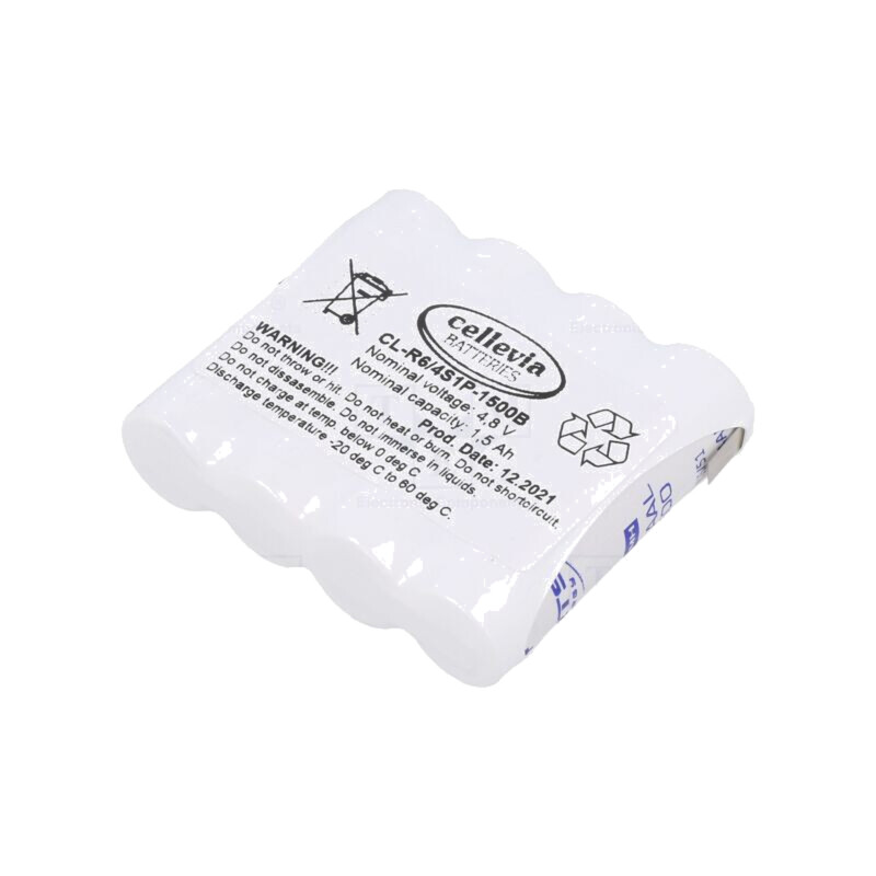 Acumul: Ni-MH; AA; 4,8V; 1500mAh; urechi pentru lipire; 58x15x52mm Acumul: Ni-MH; AA; 4,8V; 1500mAh; urechi pentru lipire; 58x15x52mm