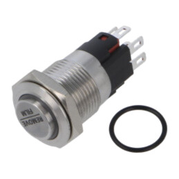 Comutator: anti-vandalism; Poz: 2; SPDT; 5A/250VAC; 2A/24VDC; IP67