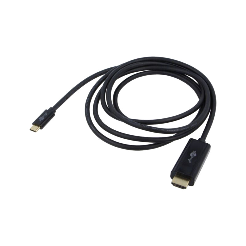 Cablu; DisplayPort mufă,USB C mufă; PVC; 3m; negru