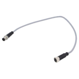 Cablu: pentru senzori/automatizări; PIN: 5; mufă; PVC; 0,5m