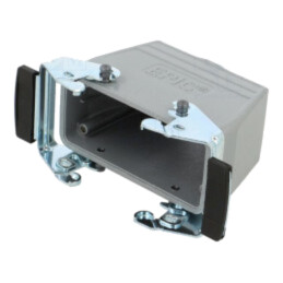 Enclosure for connectors: HDC; size H-B 16; for cable; straight