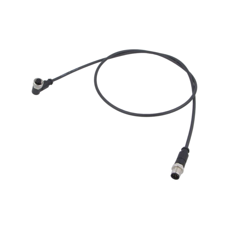 Cablu: pentru senzori/automatizări; PIN: 5; mufă; PUR; 1m