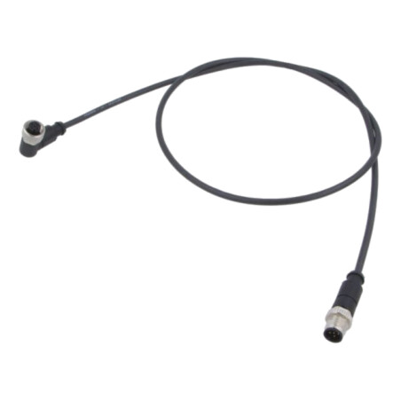 Cablu: pentru senzori/automatizări; PIN: 5; mufă; PUR; 1m