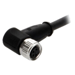 Conector: M8; mamă; PIN: 4; în unghi 90°; cu cablu; mufă; 5m