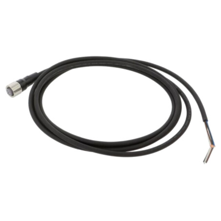 Cablu: pentru senzori/automatizări; M12; PIN: 4; drept; 2m; PUR
